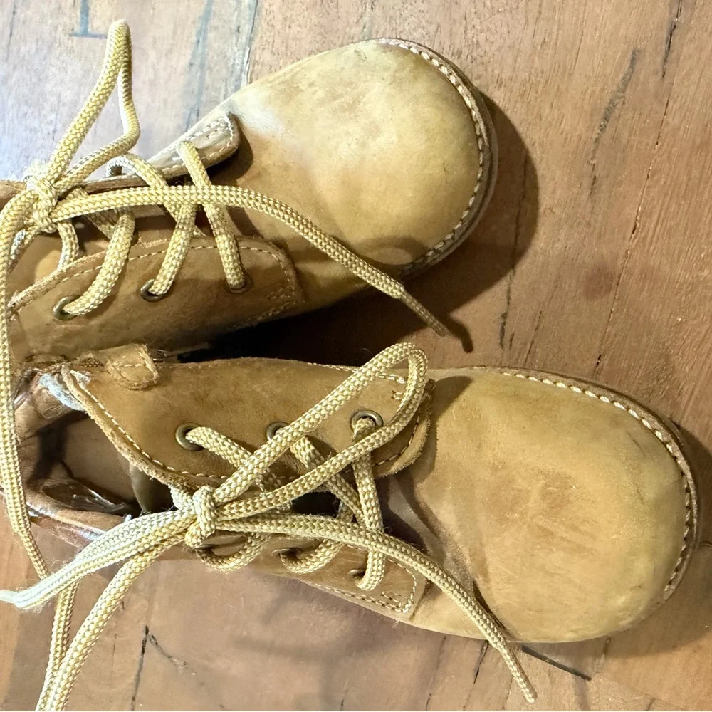 Jamie Kay Brown Leather Kids Shoes
